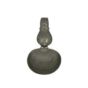 Vintage Signed Web Silver Company Pewter Bent Handle Baby Spoon in original box